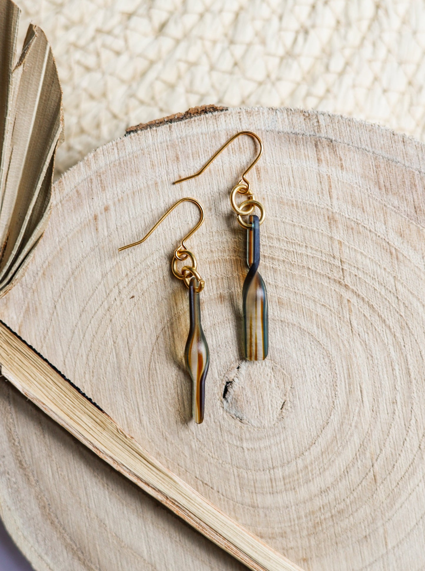 Acetate Coastal Twist Earrings