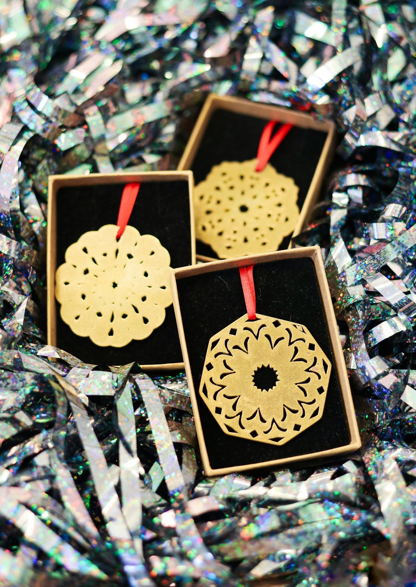 Three Snowflakes Decoration Bundle (Set of 3)