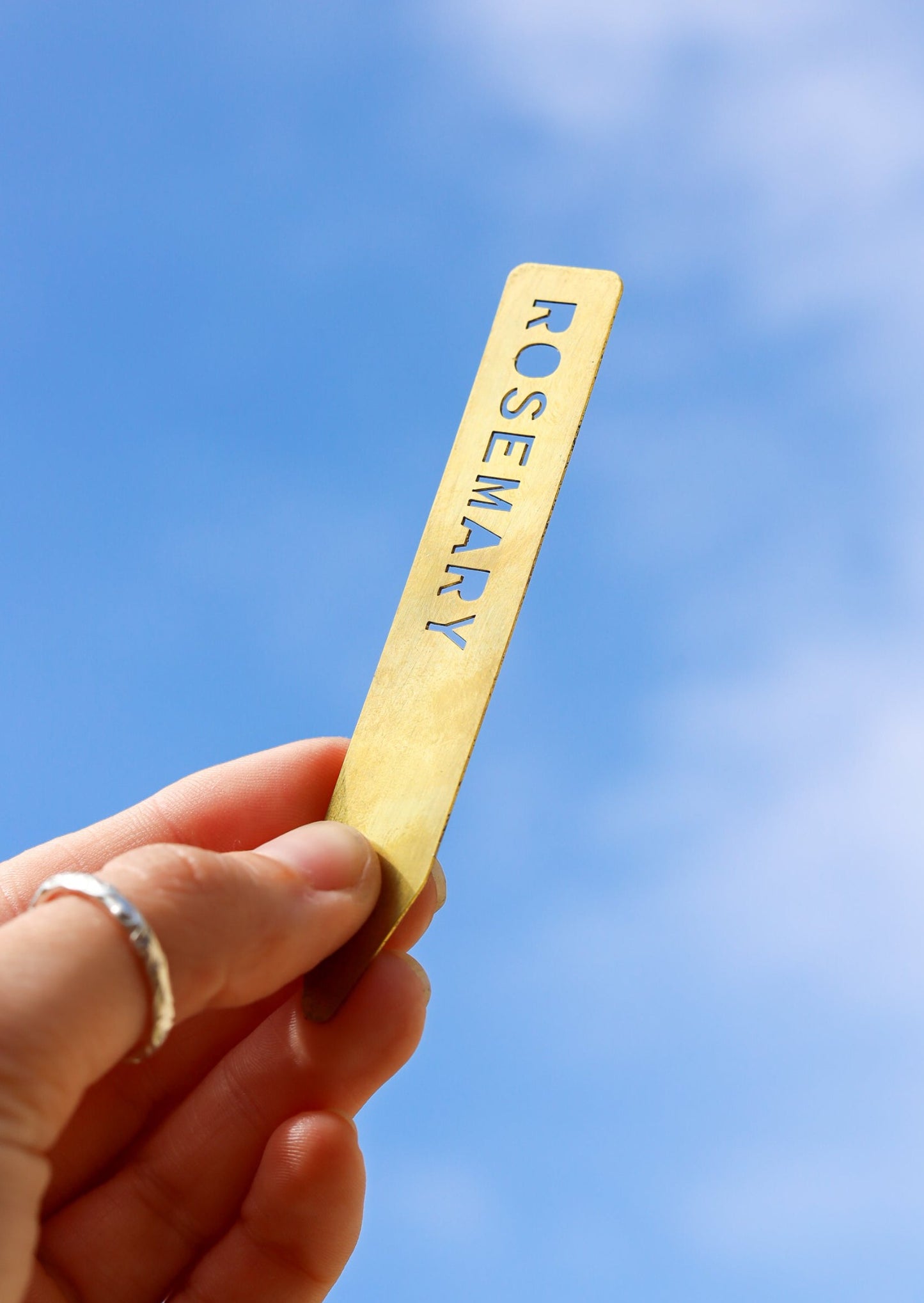 Herb Plant Markers - Brass
