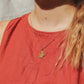 Ella's Dove Brass Necklace