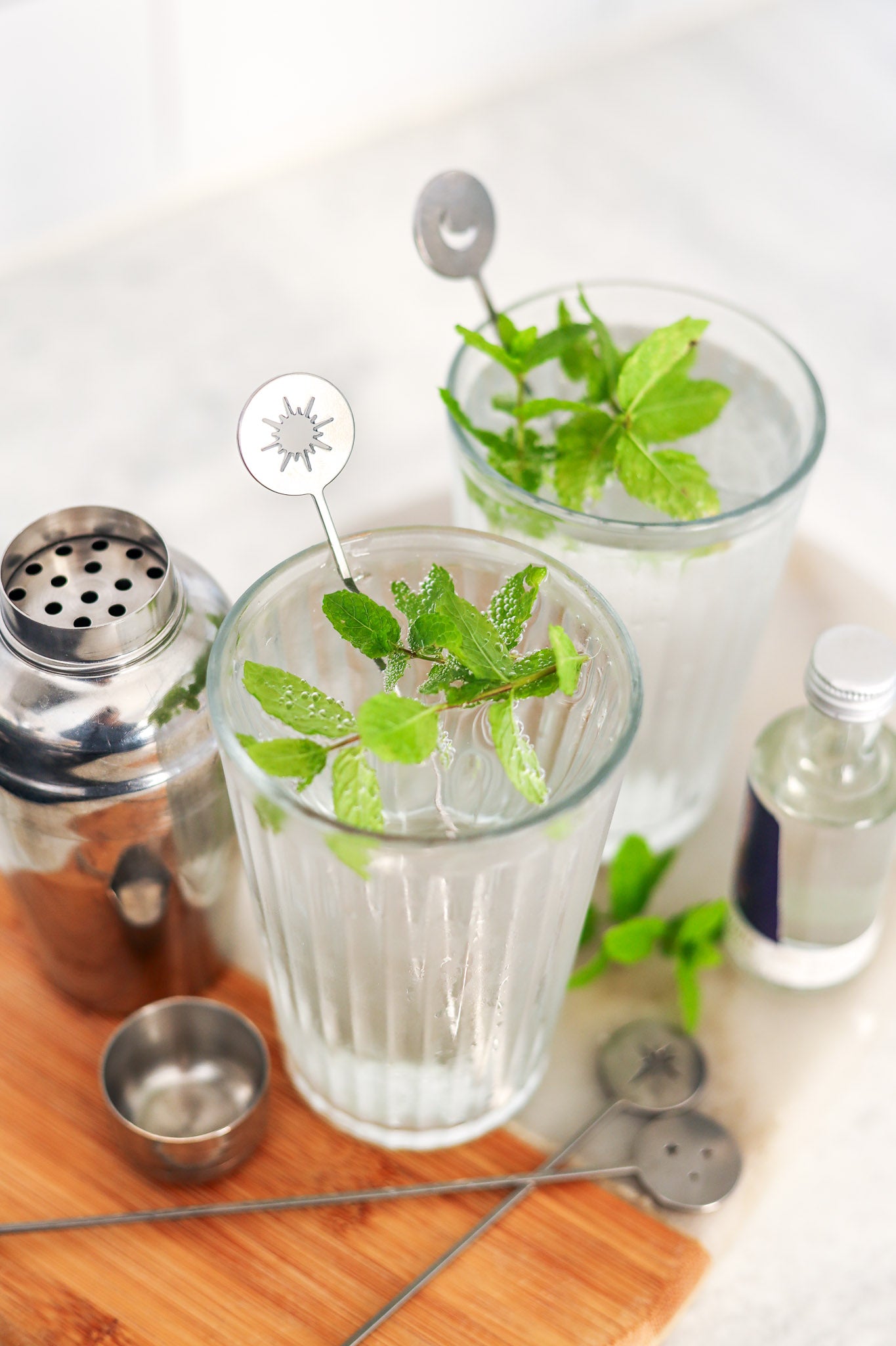 Moon & Stars Cocktail Stirrers - Set of 4