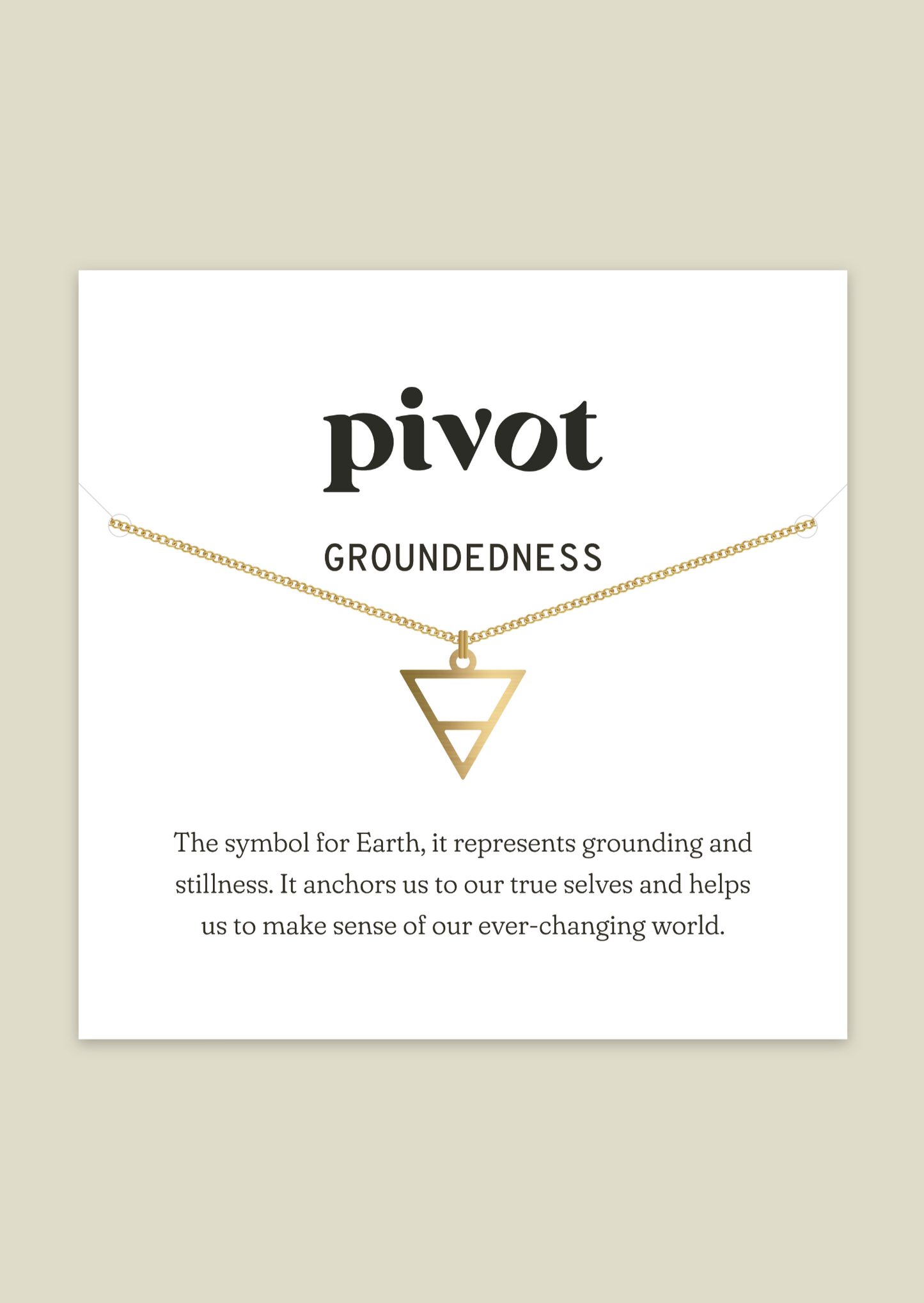 Groundedness Necklace