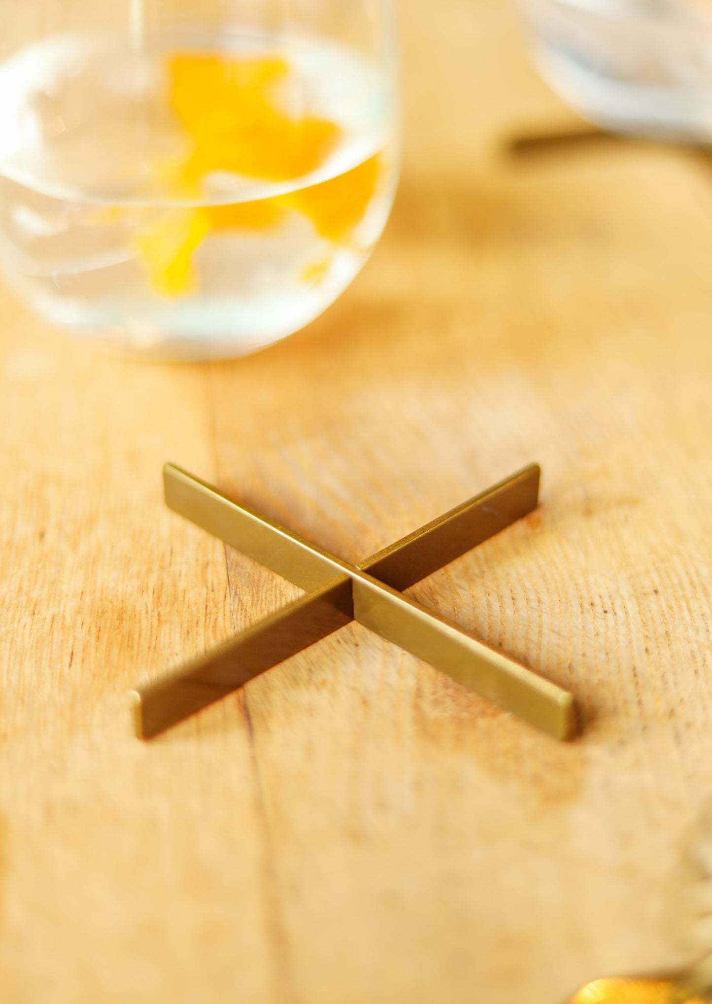 X Coasters - Brass (Set of 4)