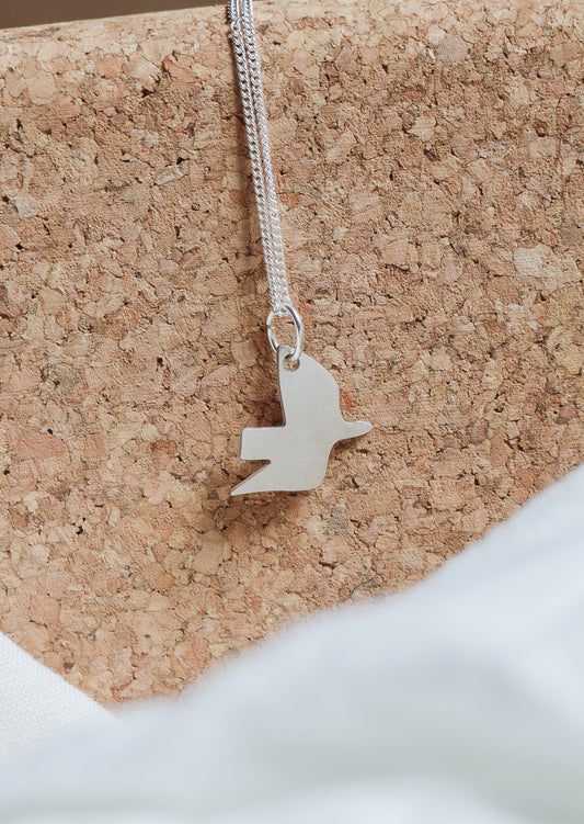 Ella's Dove Silver Necklace