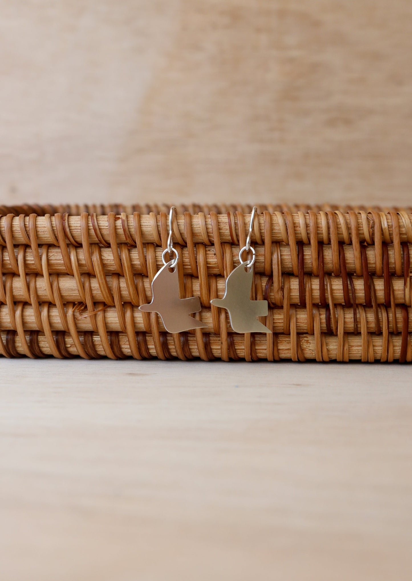 Silver Dove Earrings