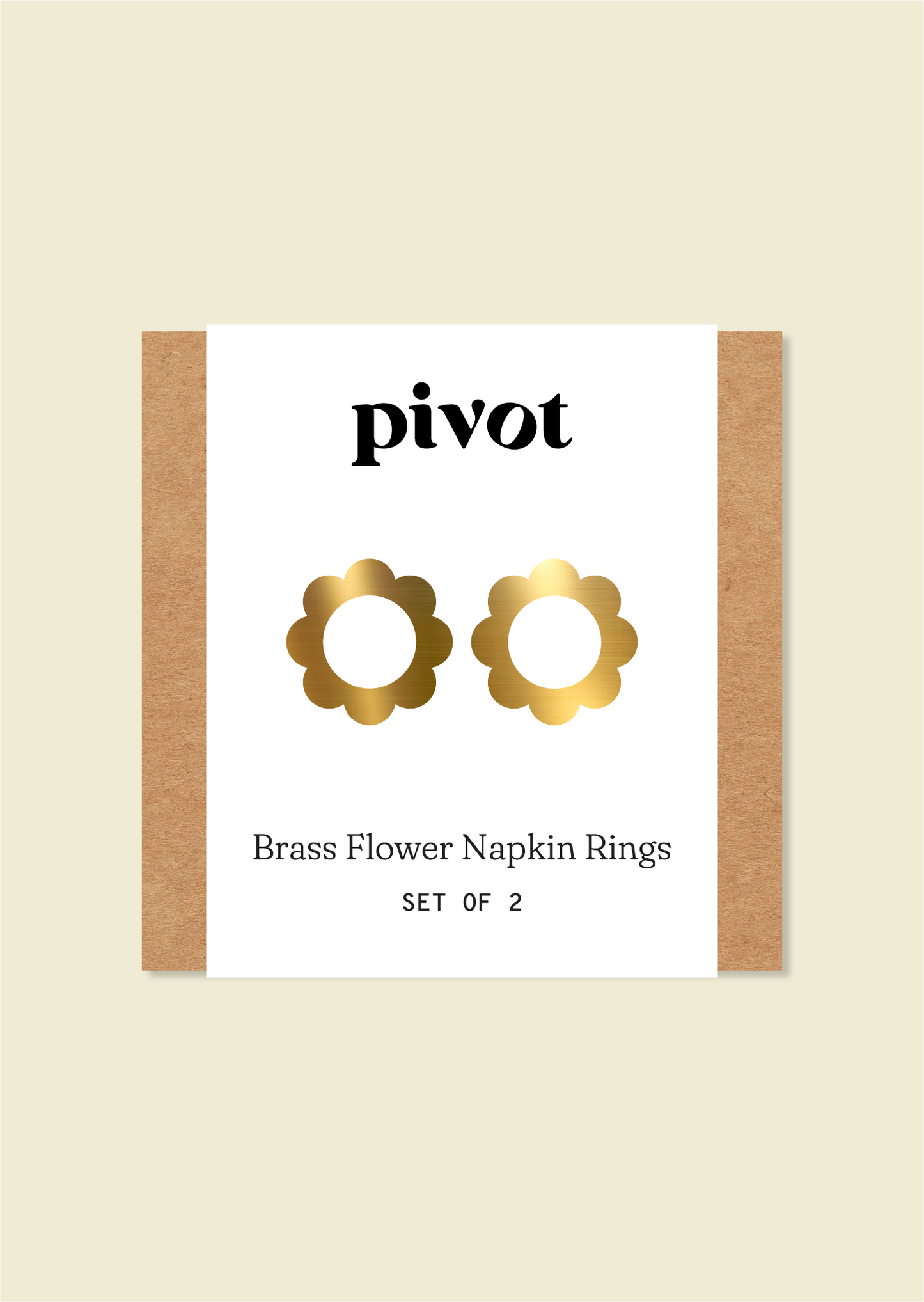 Napkin Rings - Brass (Set of 2)