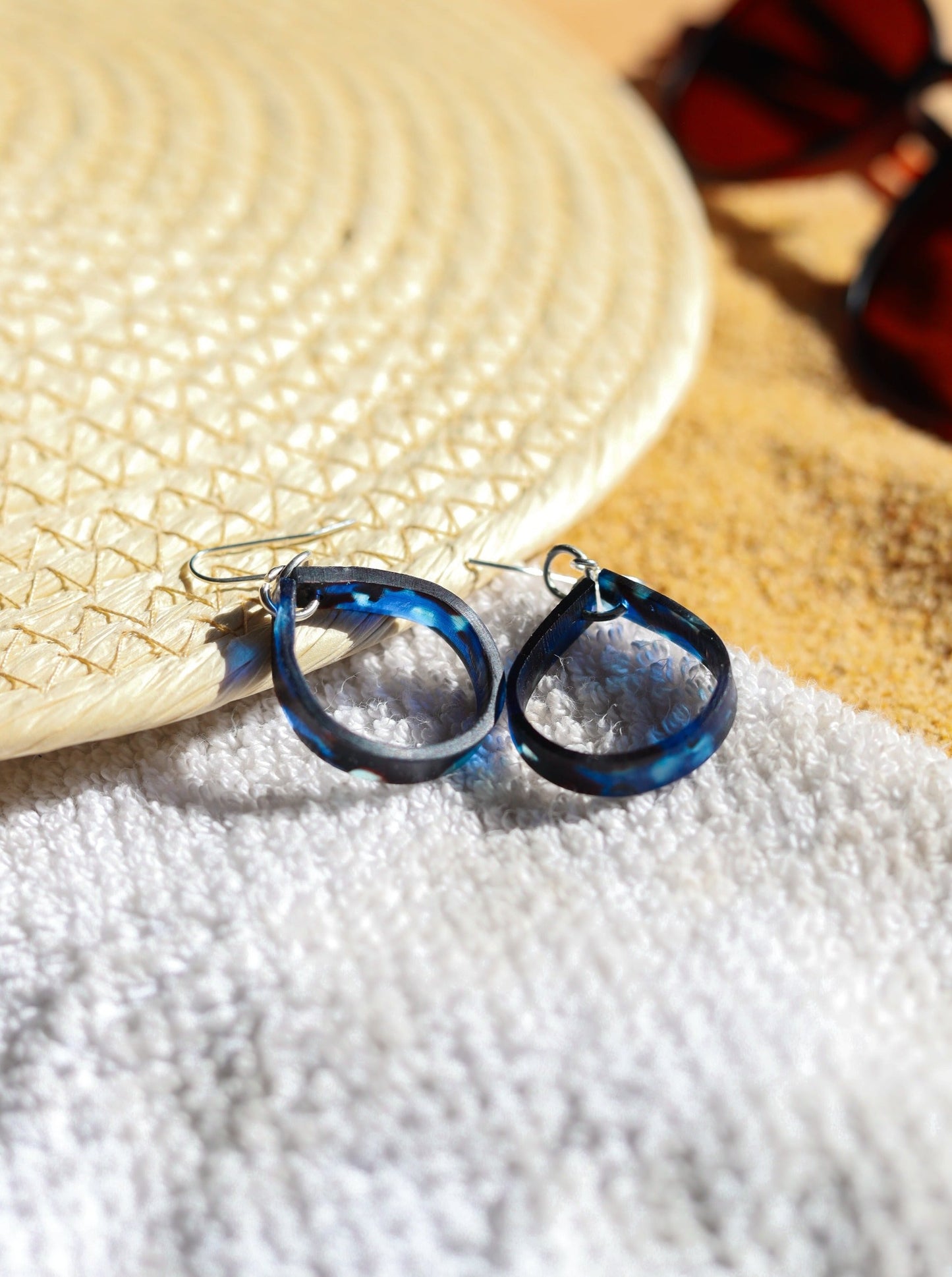 Acetate Neptune Hoop Earrings