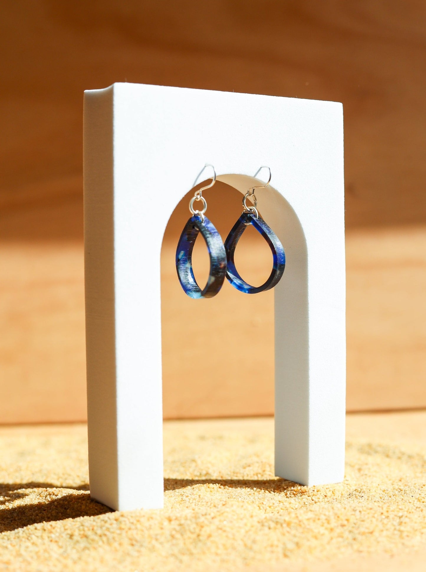 Acetate Neptune Hoop Earrings
