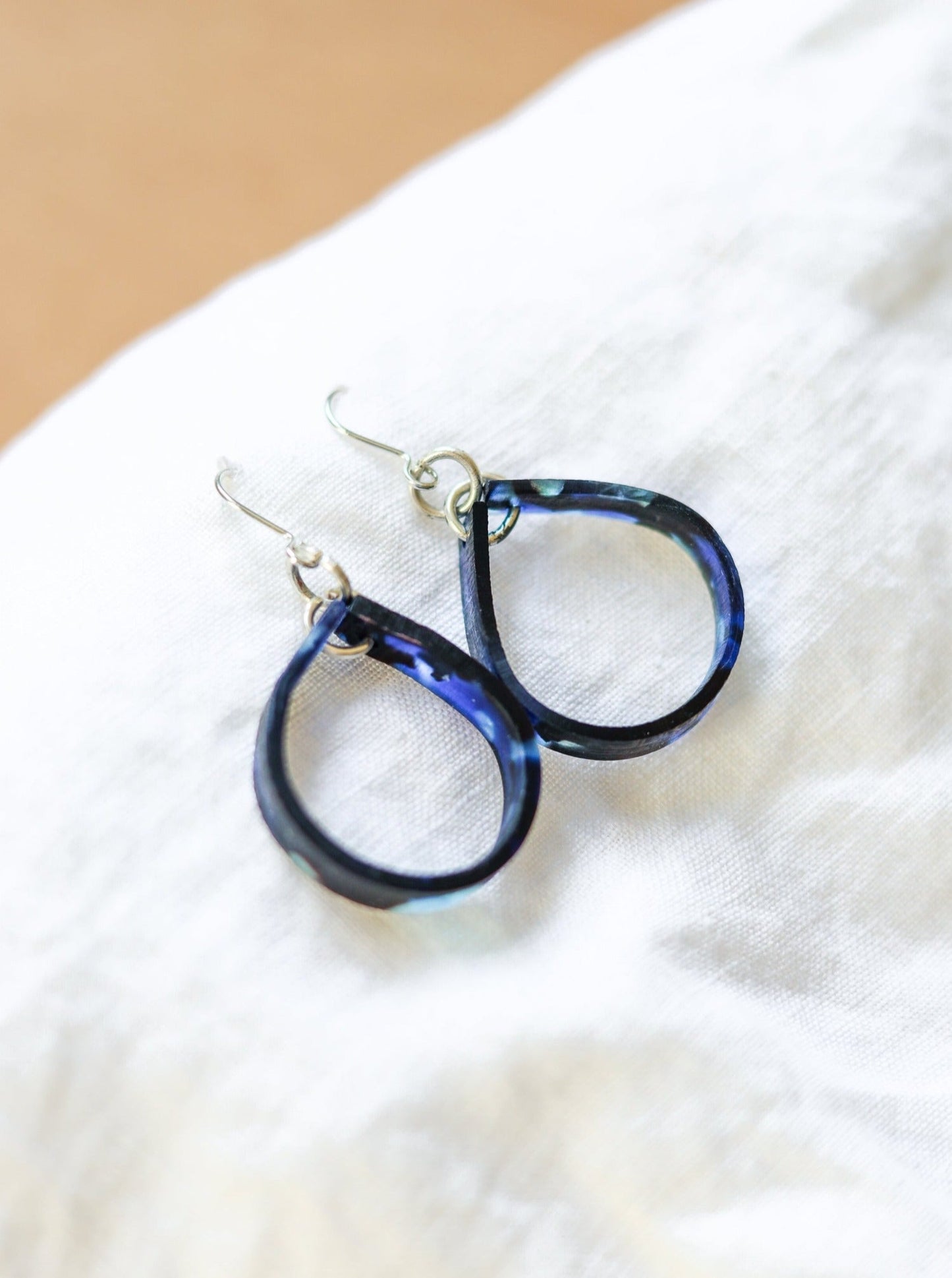 Acetate Neptune Hoop Earrings