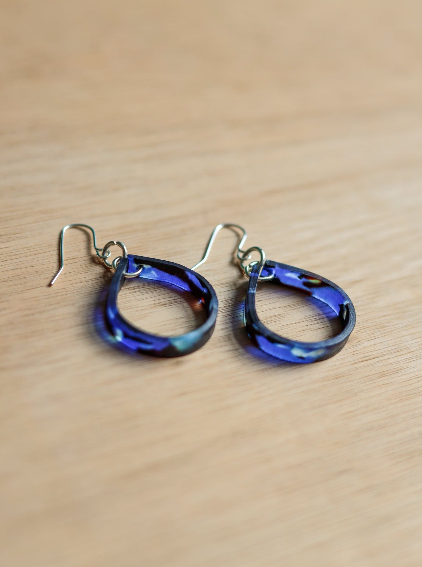 Acetate Neptune Hoop Earrings
