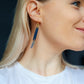 Acetate Azure Link Earrings