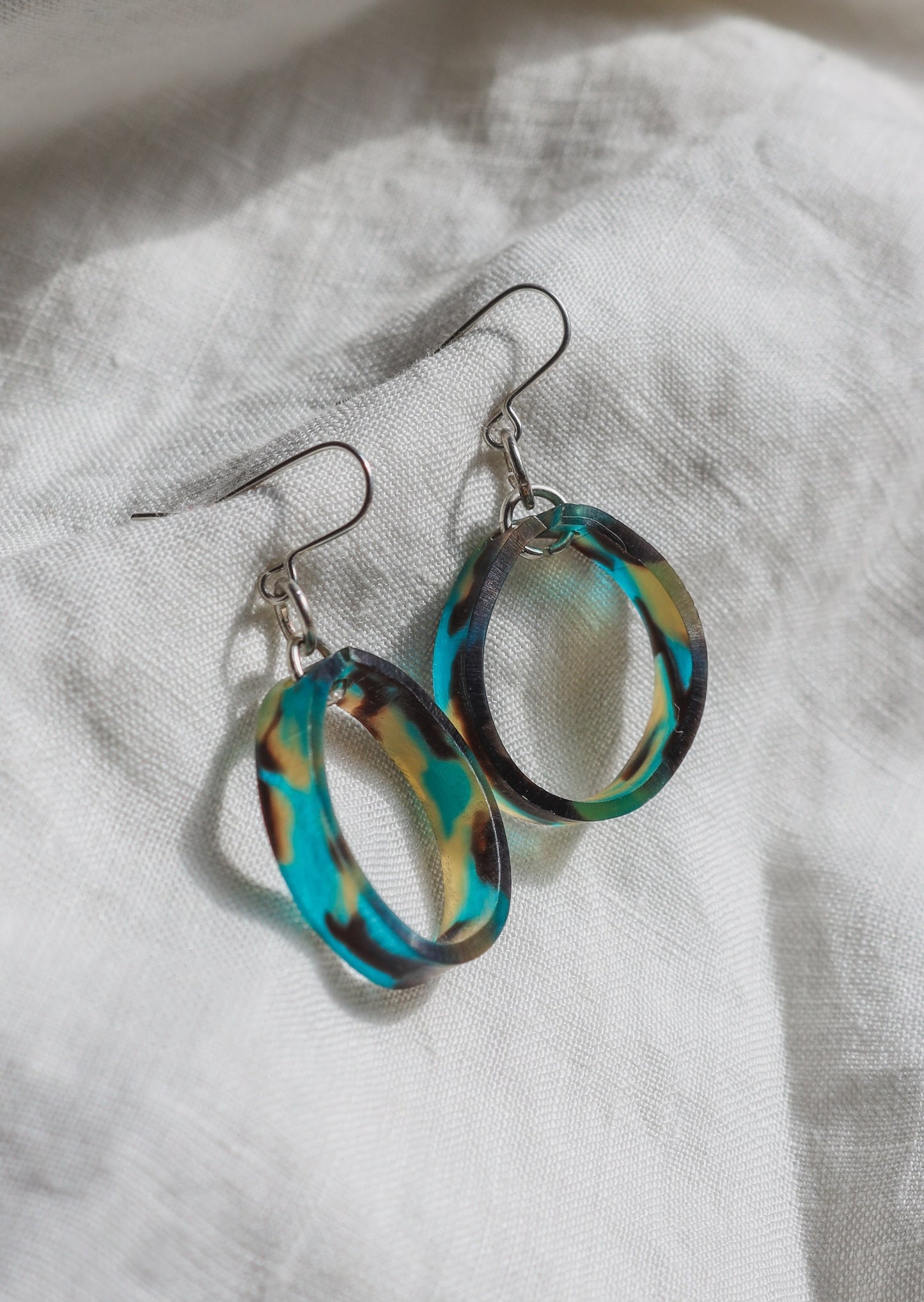Acetate Hoop Earrings