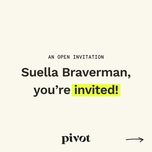Suella Braverman, you're invited!