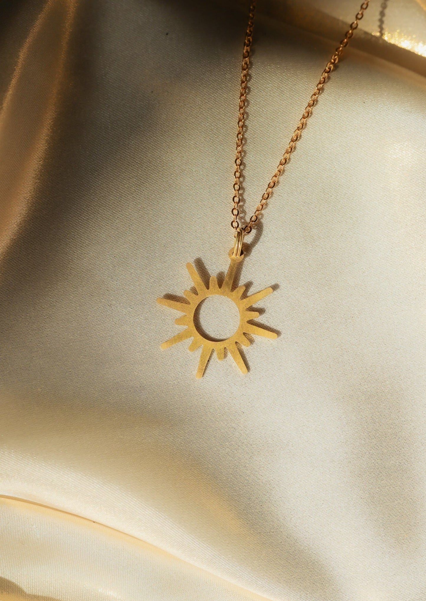 Sunburst Pendant Necklace