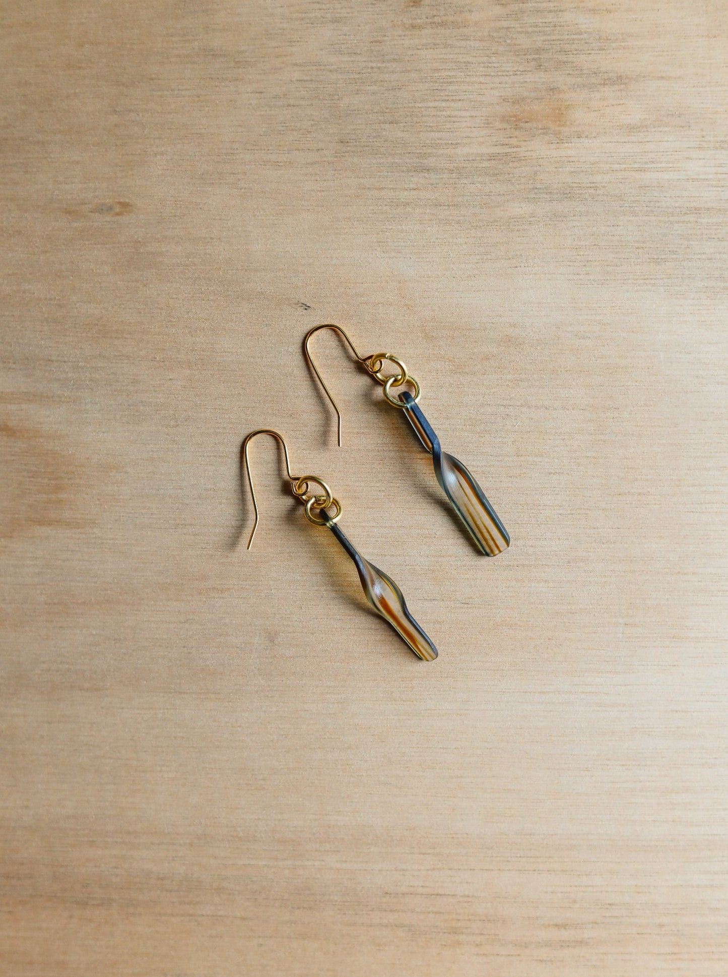 Acetate Coastal Twist Earrings