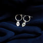 Sardine Charm Huggie Hoops