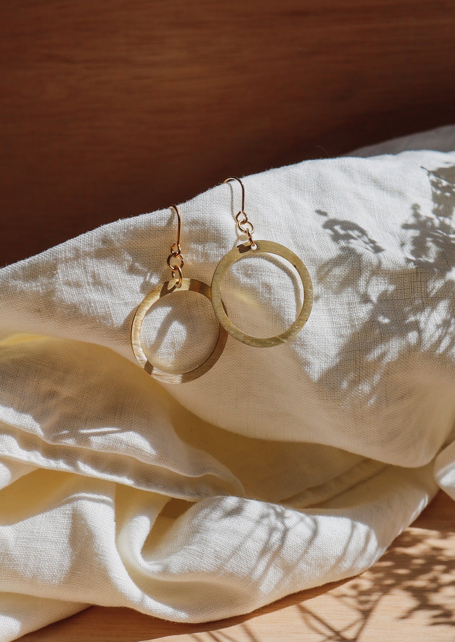 Angie's Hoop Earrings | Responsibly Sourced Brass Hoop Earrings | Pivot