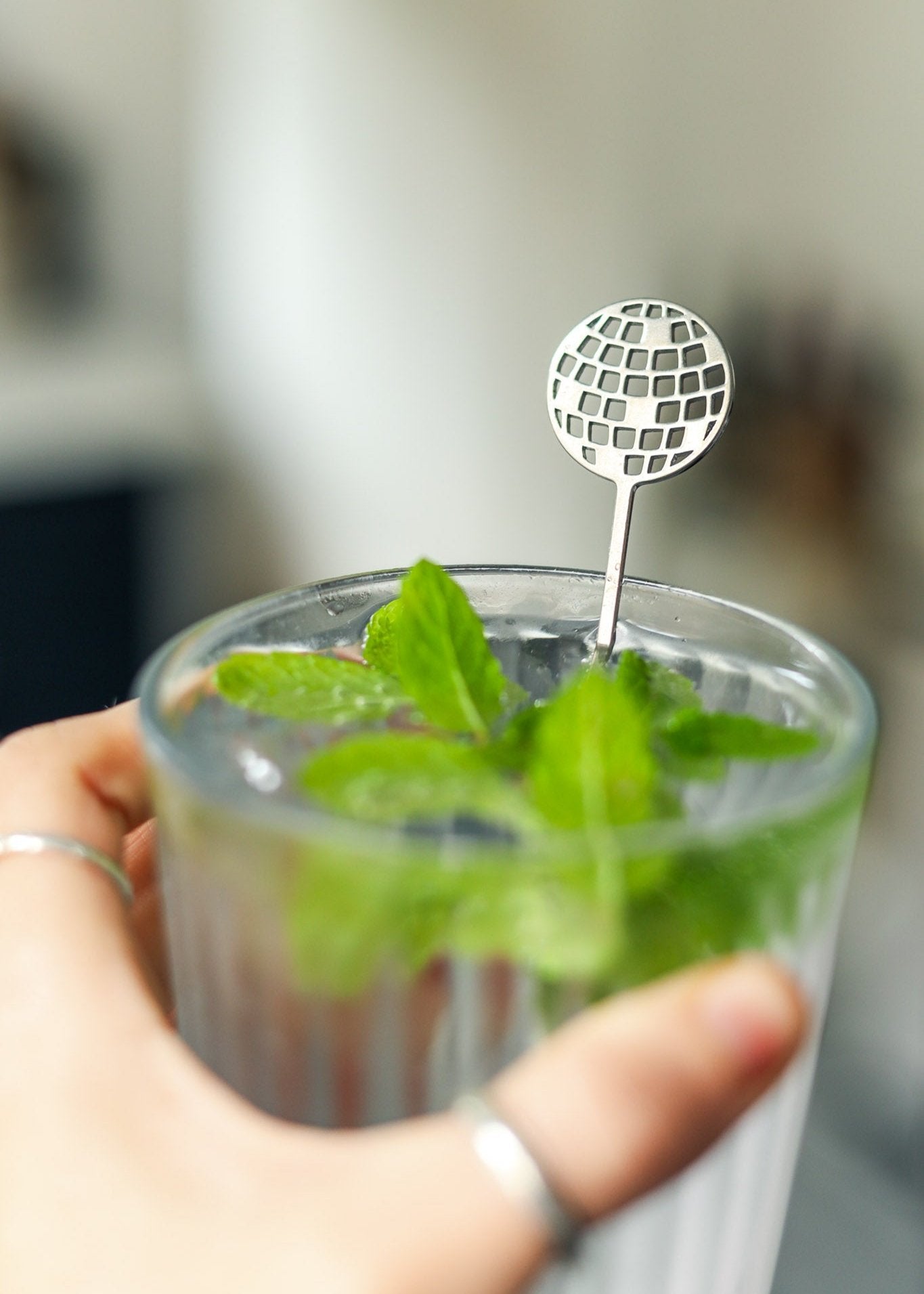 Disco Ball Cocktail Stirrers - Set of 4