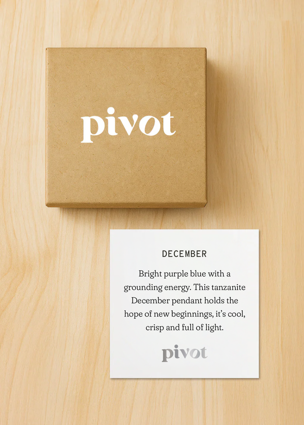 December Birthstone Necklace