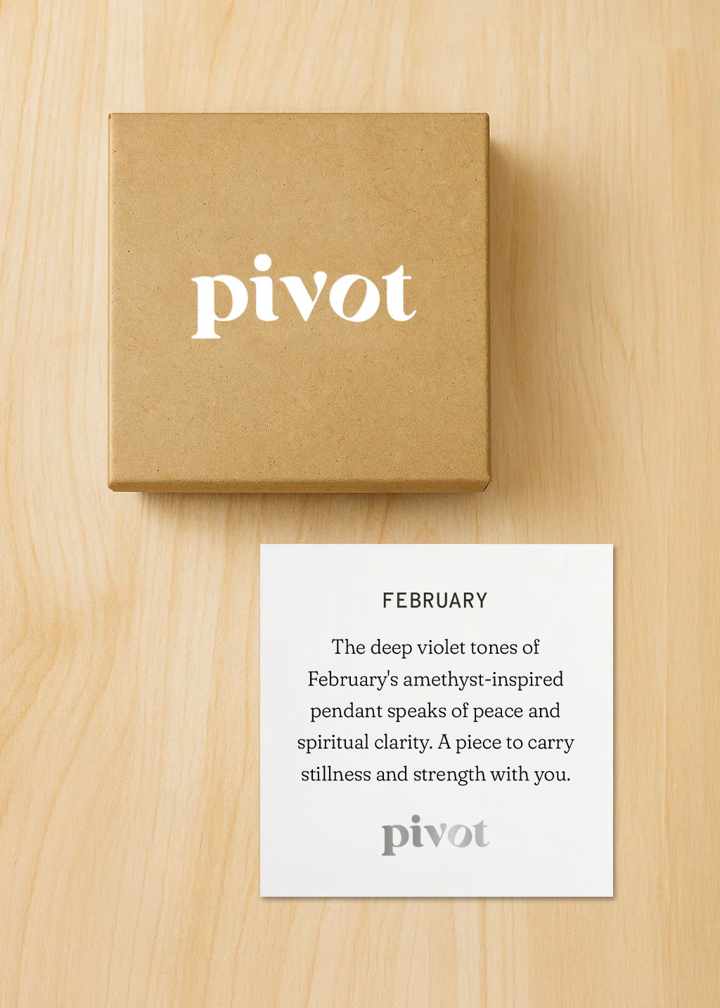 February Birthstone Necklace