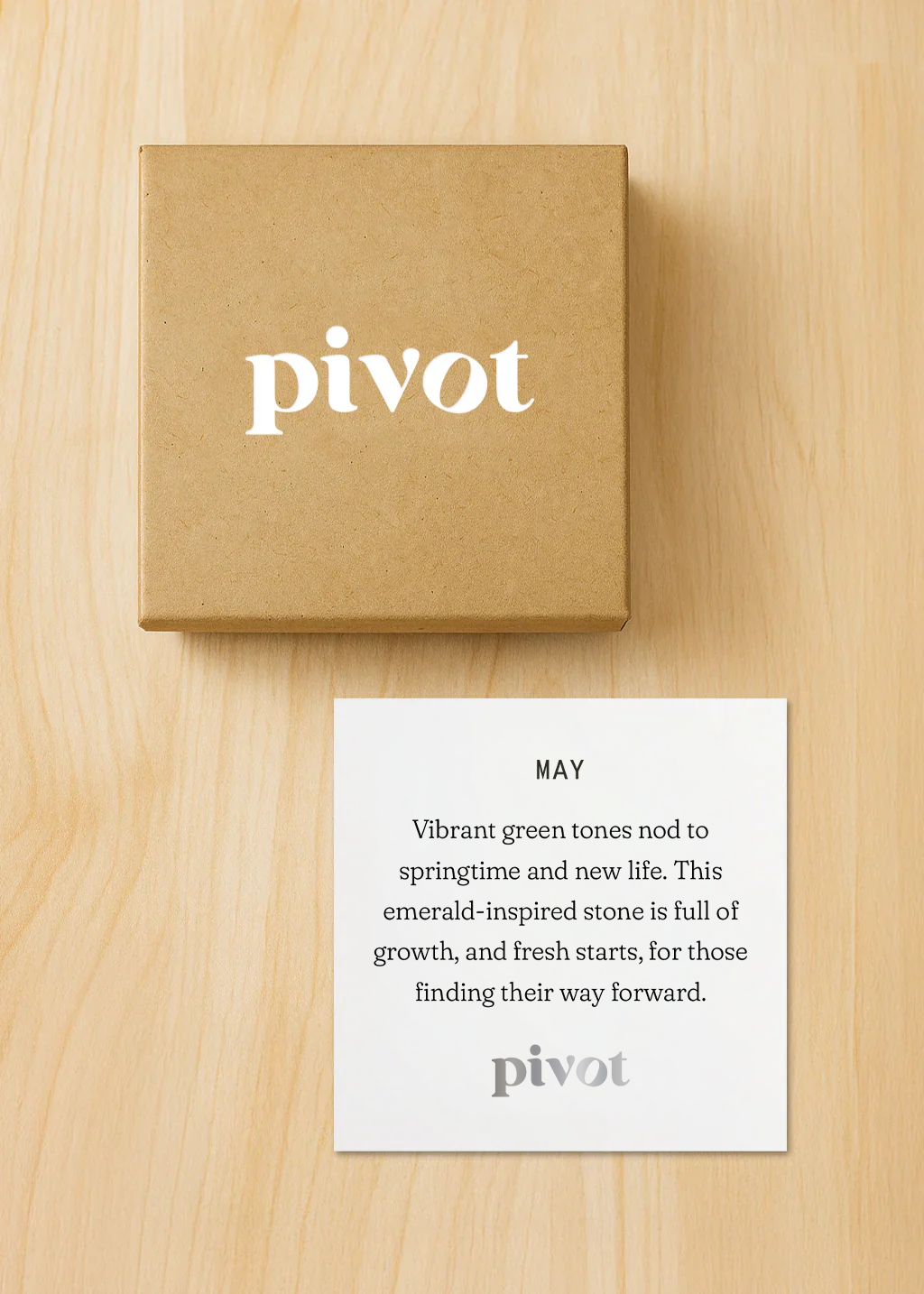 May Birthstone Necklace