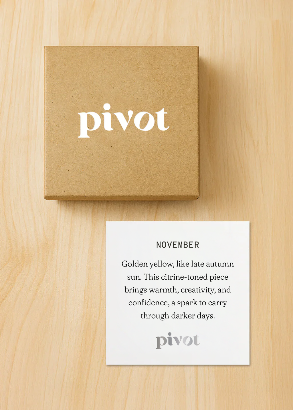 November Birthstone Necklace