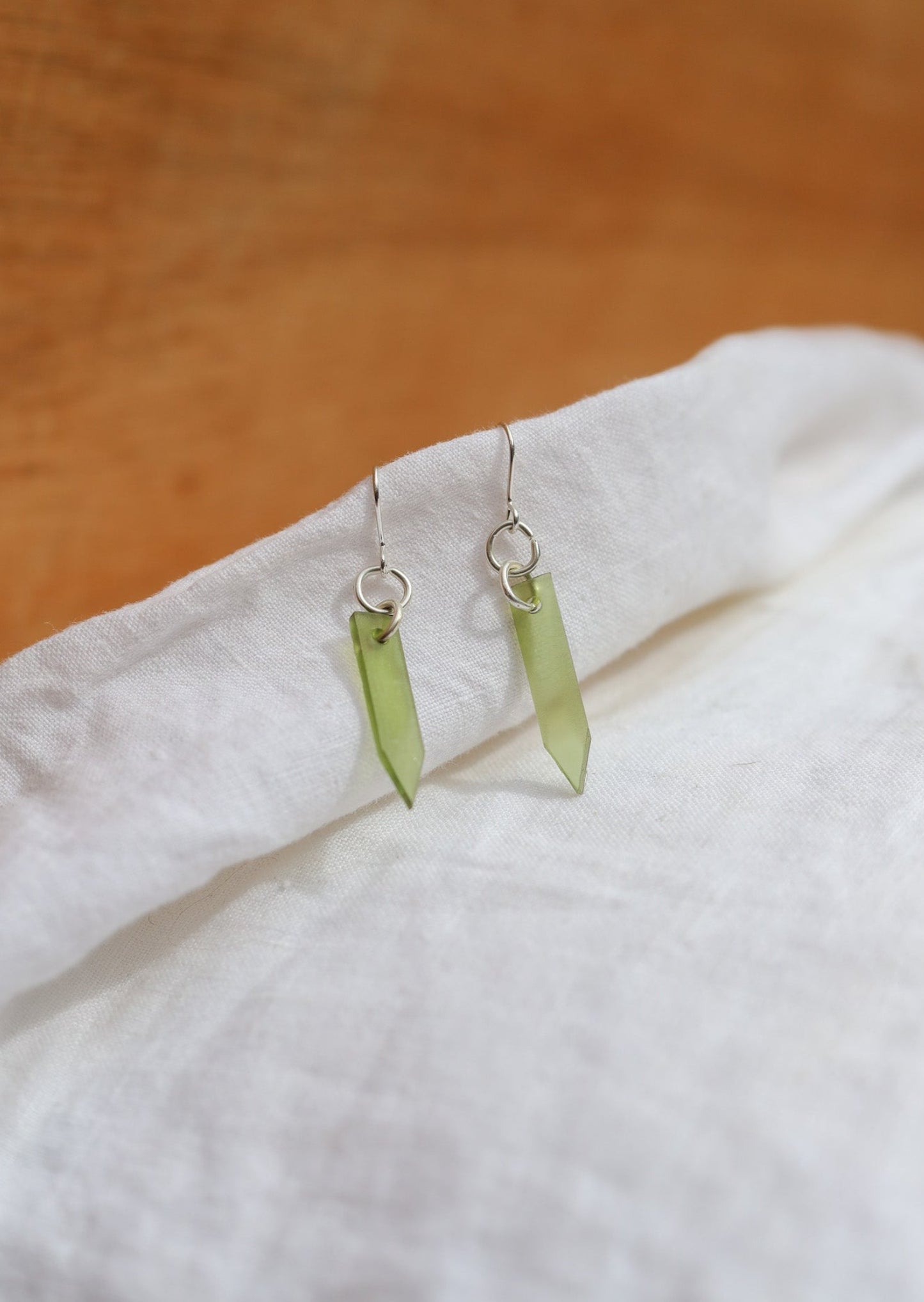 Acetate Pistachio Drop Earrings