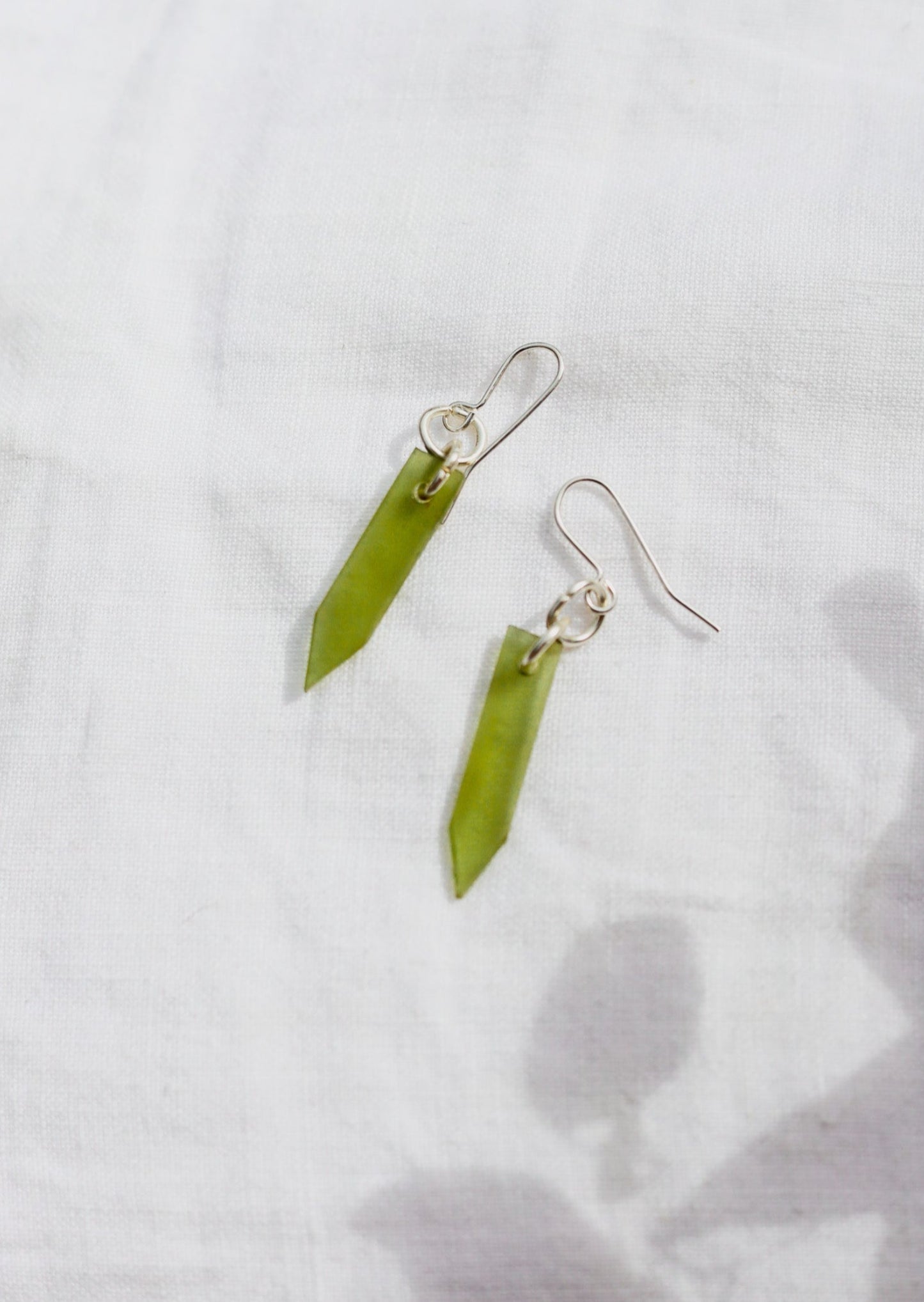 Acetate Pistachio Drop Earrings