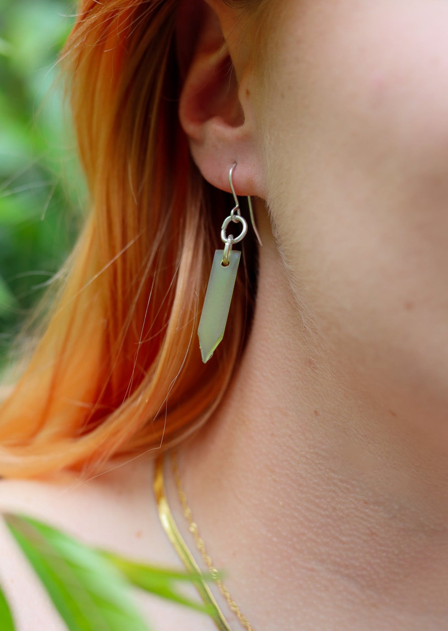 Acetate Pistachio Drop Earrings