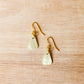 Rulo Triangle Brass Earrings