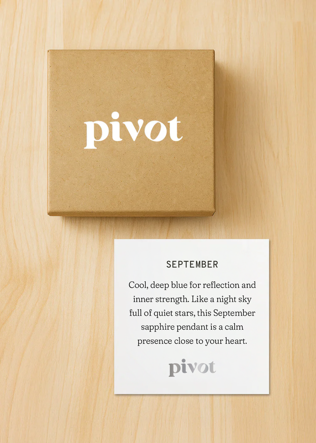 September Birthstone Necklace