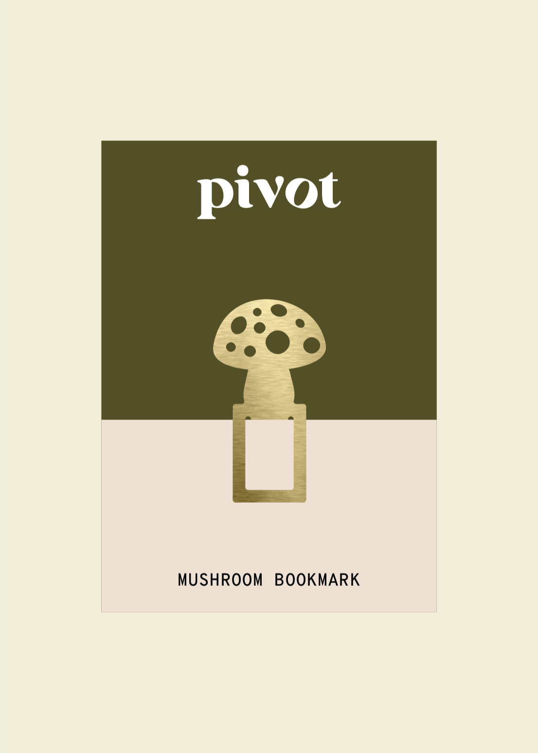 Mushroom Bookmark