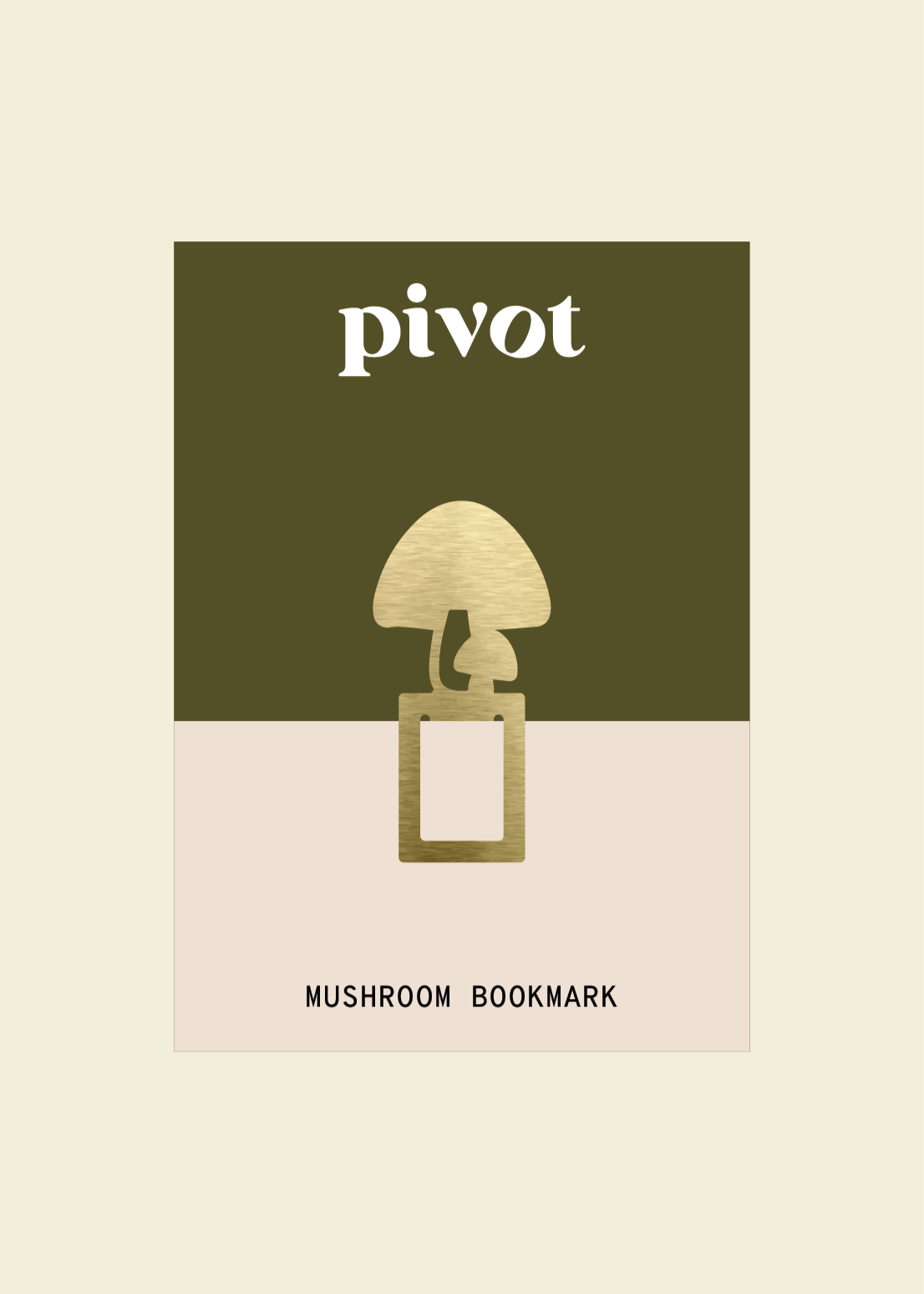 Mushroom Bookmark