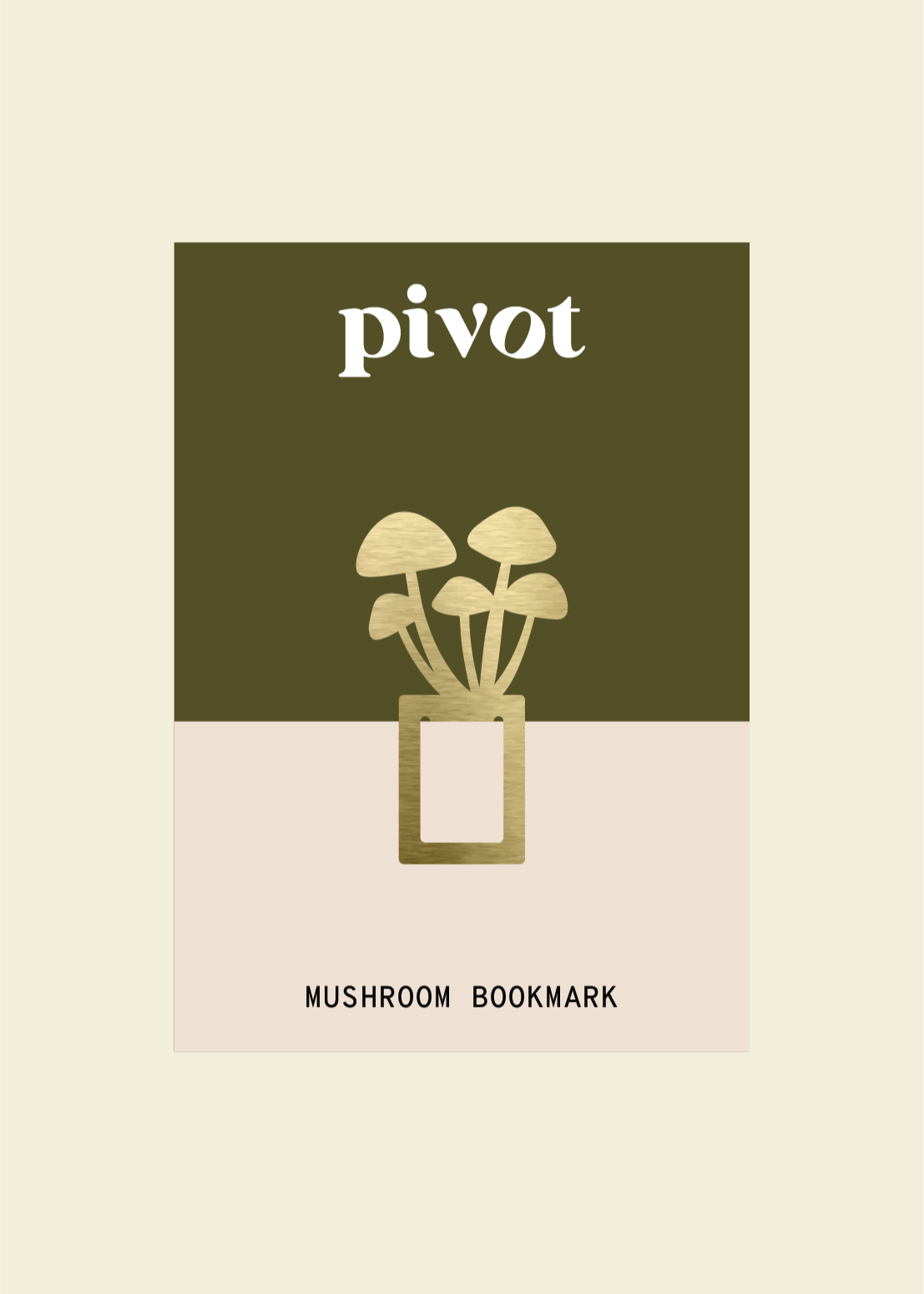 Mushroom Bookmark