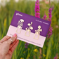 Wildflower Bookmark Trio - Brass