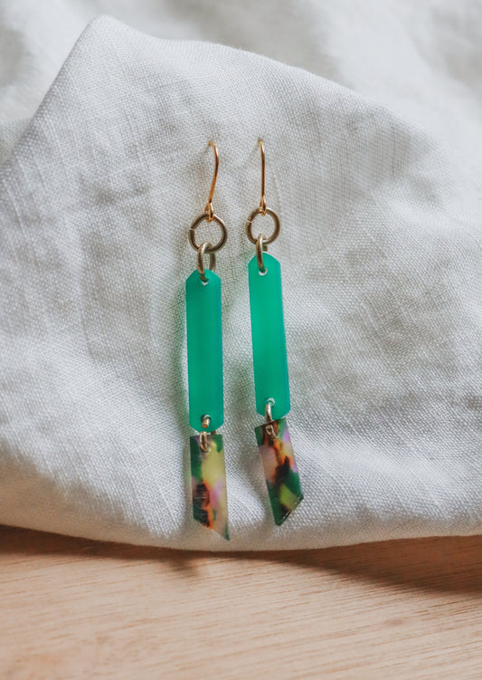 Acetate Links Earrings